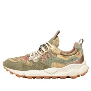 Flower Mountain YAMANO 3 Sneakers Dames Olijfgroen | NLXQSYUB