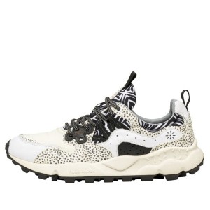 Flower Mountain YAMANO 3 UNI Sneakers Dames Wit Zwart | NLTUESXQ