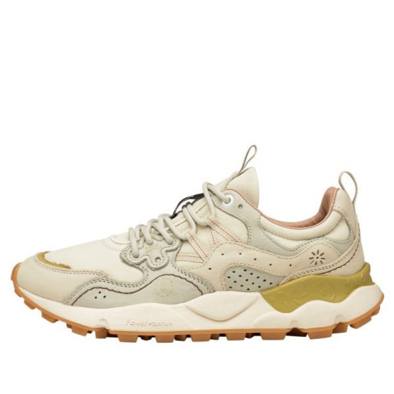 Flower Mountain YAMANO 3 UNI UW Sneakers Dames Beige | NLFAZUVM